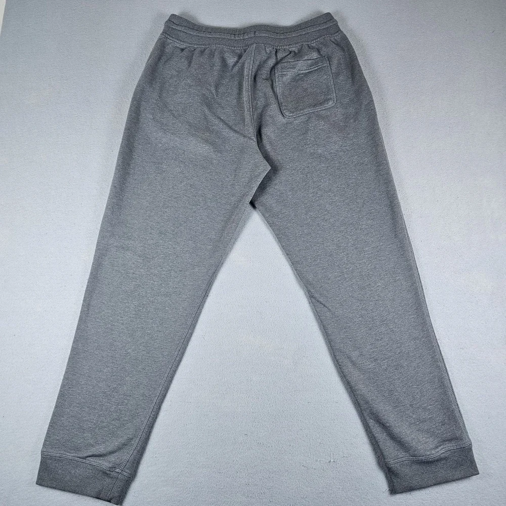 The North Face Jogger Pants Mens Large Gray Fleece Sweatpants Drawstring Pockets